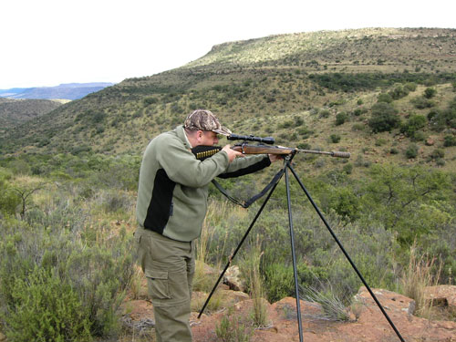 Adrian Sailor hunting in South Africa